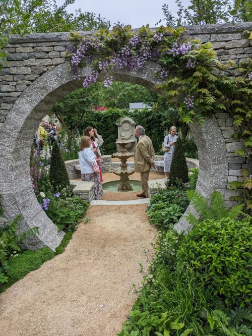 The Bridgerton Formal Garden at The Chelsea Flower Show